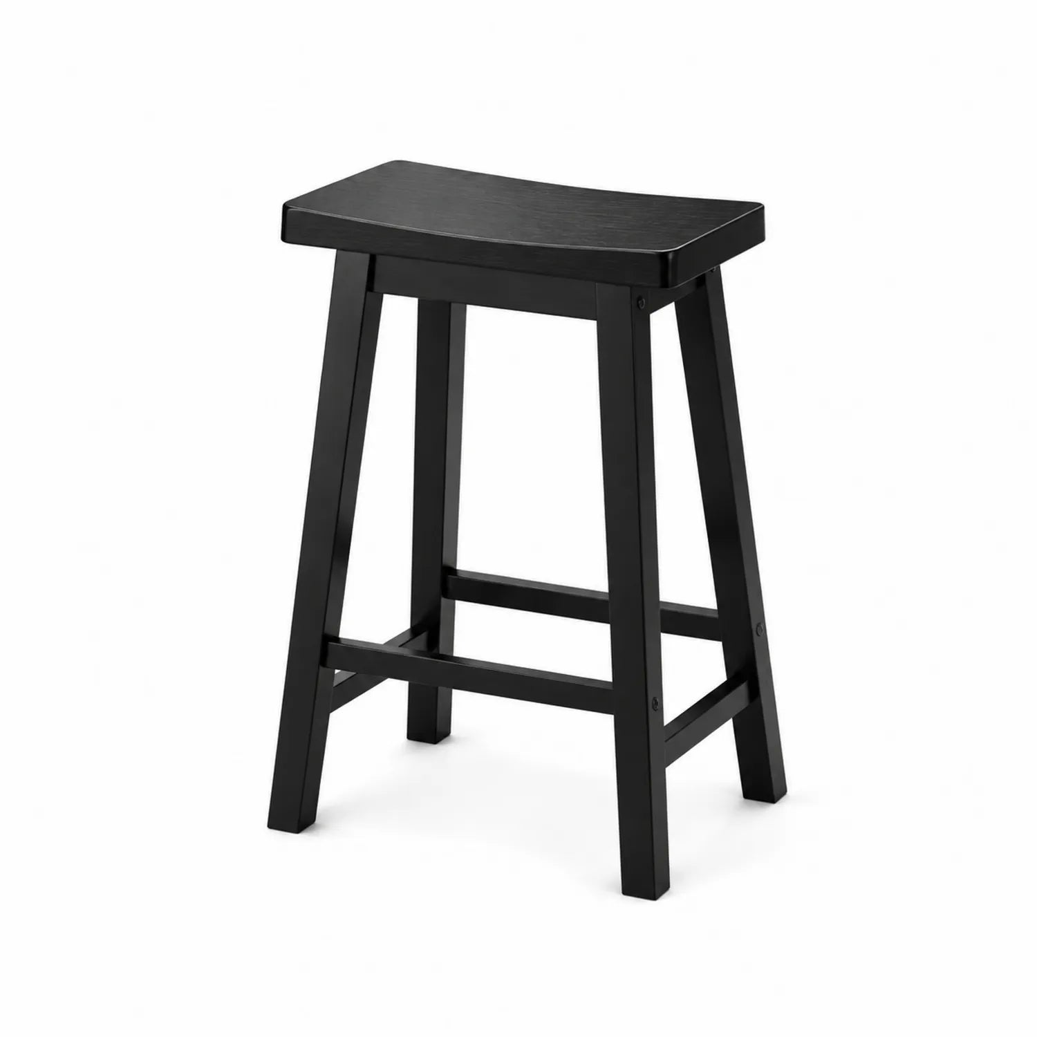 Stołek drewniany czarny 65 cm