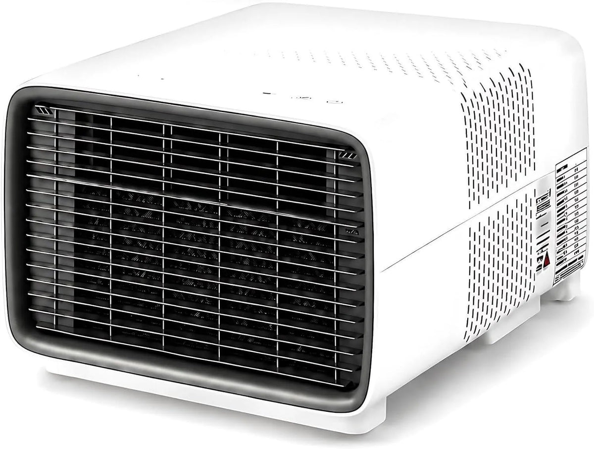Mobiele airconditioner en Luchtkoeler met 2700 BTU, 45 dB, 280 W, 3-in-1, 40 x 30 x 25 cm, 3 seconden, 15 m2 en 1-12 uur