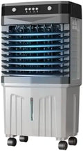 Mobiele airconditioner, mechanisch, watertank draagbare airconditioner, 3 snelheden timer ijspakket 120 ° oscillatie koelventilator, garage