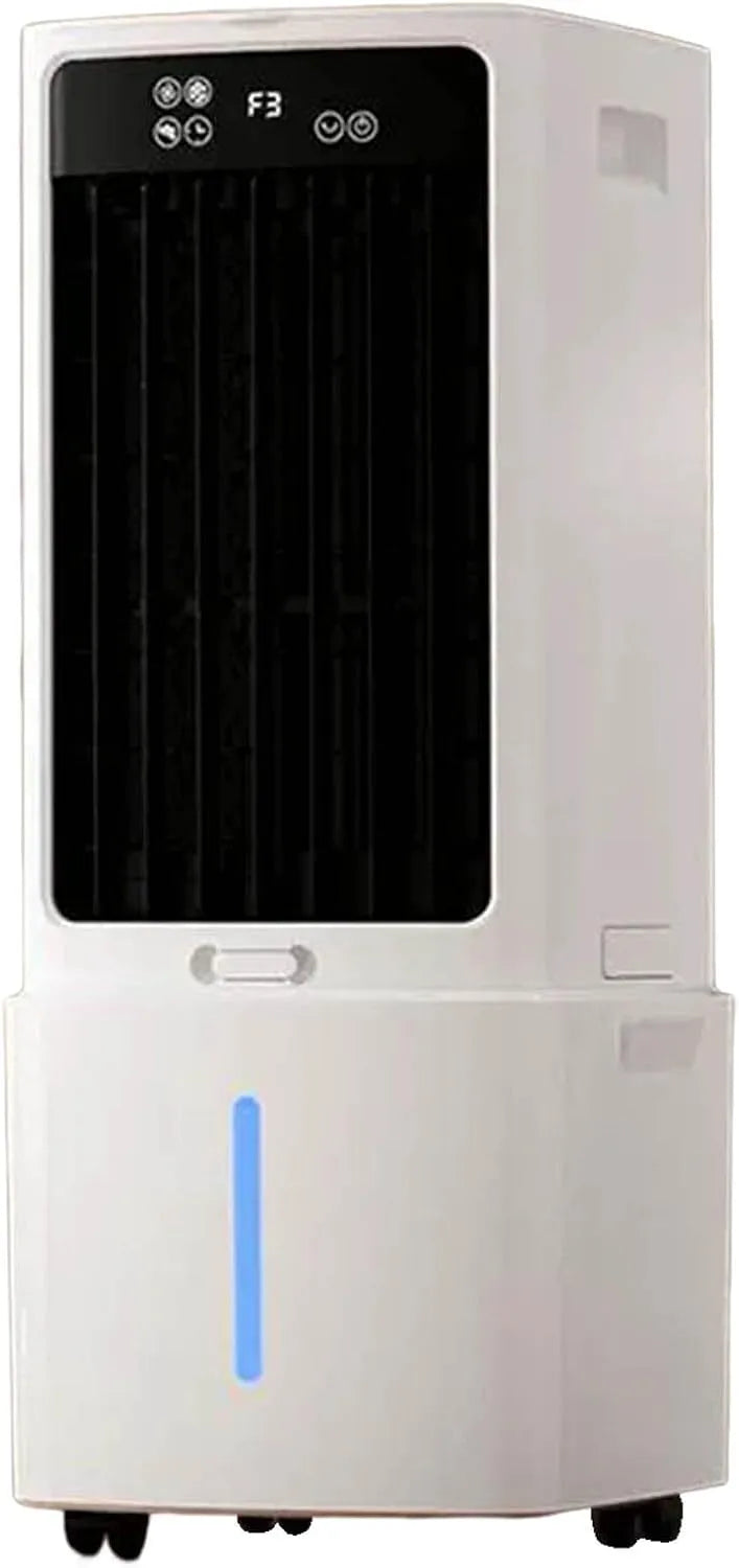 Mobiele airconditioner en Luchtkoeler, 4-in-1, 3 snelheden en 12-uurs timer, mobiele luchtkoeler, verwarming, luchtbevochtiger, koelventilator