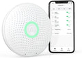 Luchtkwaliteitsmeter, Airthings CO2-, luchtdruk, vochtigheids- en temperatuurdetector, Radon- en luchtkwaliteitsmonitor met CO2
