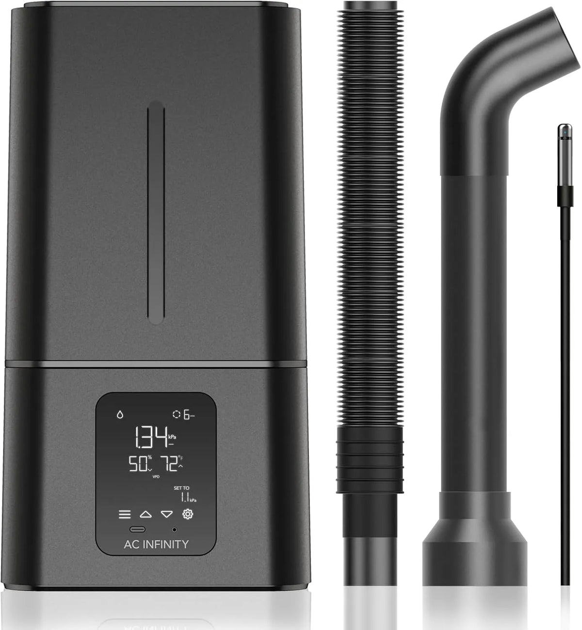 Luchtbevochtiger T7 met 15 liter met geïntegreerde intelligente controller, commerciële kwaliteit, AC Infinity Cloudforge T7 Luchtbevochtiger