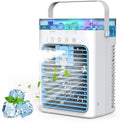 Mobiele airconditioner en Ventilator met 1000 ml, 8 uur, 4-in-1, 3 snelheden, USB, timer, 24 uur en 5 V