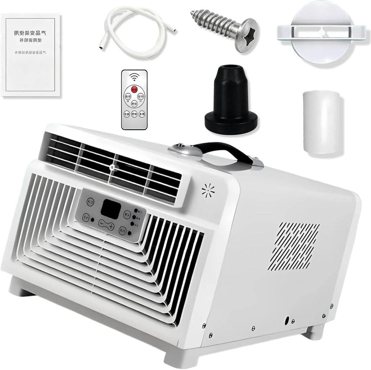 Mobiele airconditioner en Luchtkoeler, 300 W, Compacte AC Unit 3400 BTU, Mobiele Airco en Verwarming voor Kampeertent, Reizen, Mobiele Werkplek