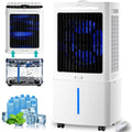 Mobiele airconditioner met 39 x 34 x 79cm, 25 L, 3-in-1, 3 Snelheden, 75 W, afstandsbediening, waterreservoir en geluidsarme werking