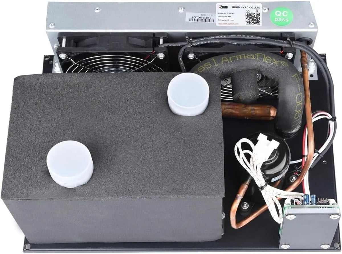 Mobiele airconditioner, 450 W koeling, Mini DC airconditioner, elektrische voertuigen, cabines, ruimtebesparend ontwerp, 12V/24V/48V, geschikt