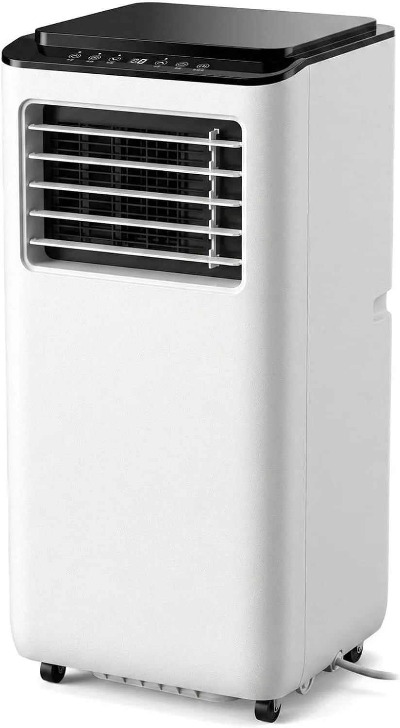 Mobiele airconditioner, 10000 BTU, 2 Standen, Draagbare Airco 14000 BTU, 24u Timer, Energiezuinig, Digital Display, Koelventilator voor Kamers
