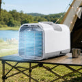 Mobiele airconditioner en Ventilator, Caravan, 16–32 °C, Draaggreep en 16, Compacte Mobiele Airco met Koelen, Slaapstand en Ontvochtigen, AC/DC