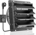 Afzuigventilator met 350mm, 1500 m3/h, geluidsarme werking en aluminium
