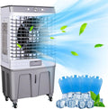 Luchtbevochtiger, moeraskoeler met groot waterreservoir van 80 l, 3-in-1 airconditioner, industriële luchtbevochtiger