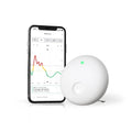 Airthings, Binnenluchtkwaliteitsmonitor voor CO2, temperatuur, geluid, vochtigheid, druk