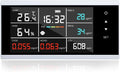 Luchtkwaliteitsmeter, CO2, PM2.5, PM10, 9-in-1, CO2, PM2.5, PM10, HCHO, TVOC, temperatuur, vochtdetector, aanraakbediening-display