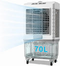 Mobiele airconditioner met 3 snelheden, 65 dB, waterreservoir en oscillatiefunctie