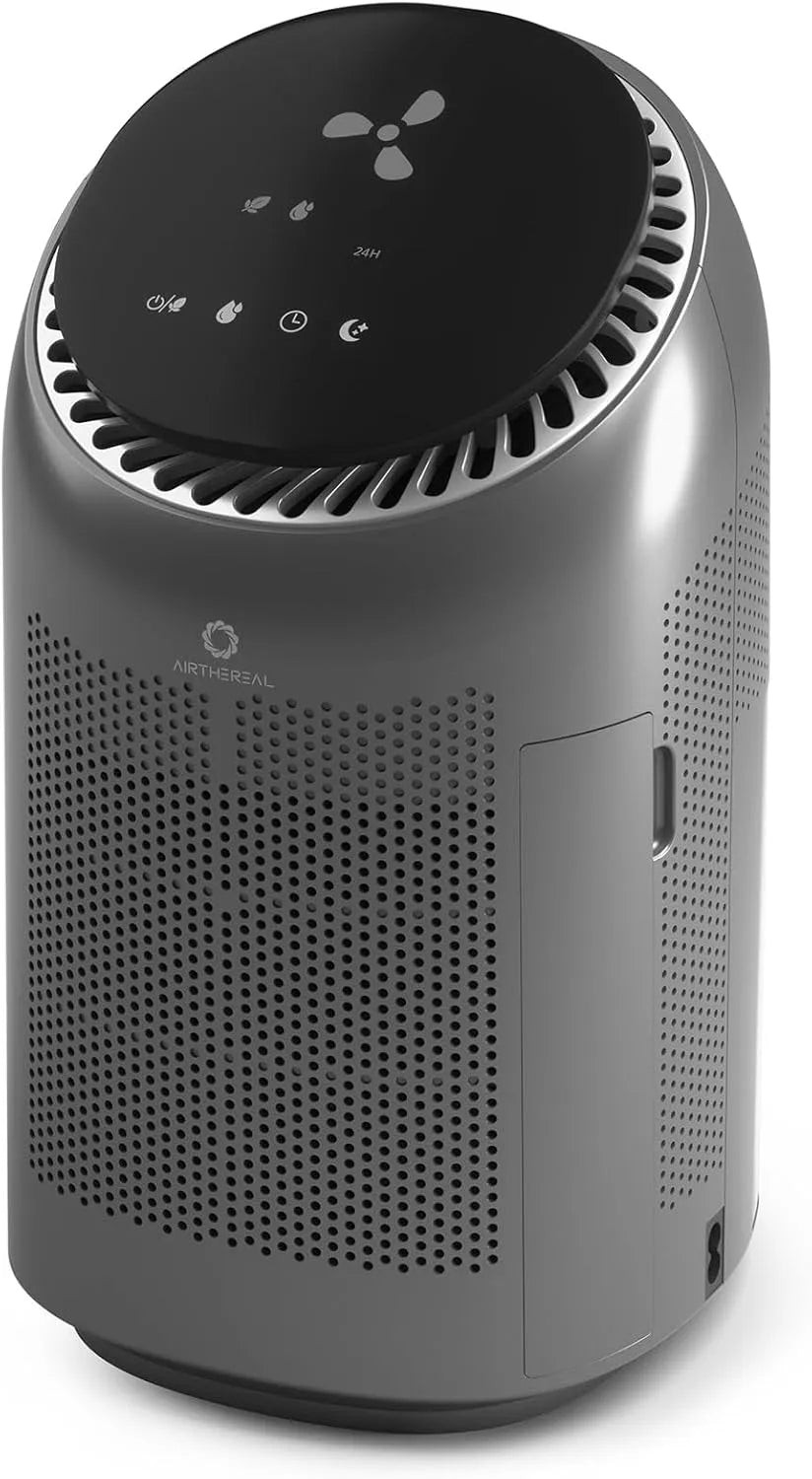Luchtontvochtiger AZH200 met 1000 ml, 25 m2, 2-in-1, 80 W, 700 ml, 120 m3/h, 32 dB en 8 uur