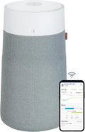 Luchtreiniger met 206 m2, 23-50dB, 103m2, 30 minuten, 1 uur, HEPA-filter en blauw