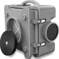 Luchtreiniger, MEVR-10-filter, commerciële luchtreiniger voor schadeherstel, stapelbare negatieve machine met madeliefketting