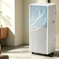 Mobiele airconditioner, Q1, 4-in-1 Mobiele Inverter Airconditioner met Koelen, 360° Zwenkwielen, Q1, Draagbare Airco Unit, Verwarmen, Ontvochtigen &