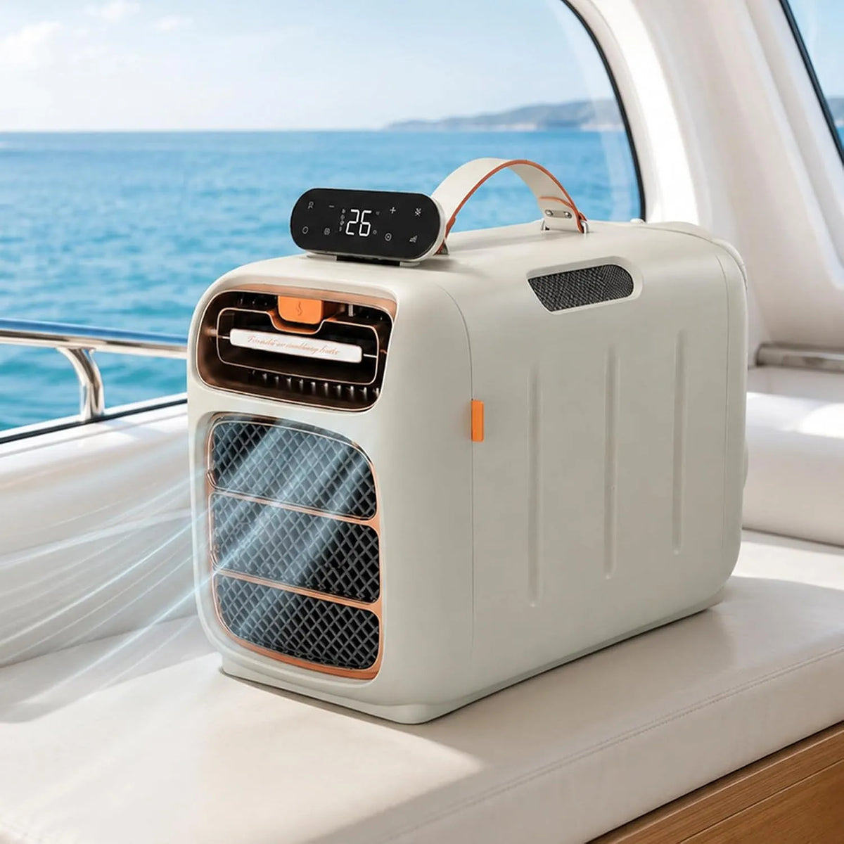 Mobiele airconditioner met 4700 BTU, 4 Standen, Timer, 8–10 m2, 420 W, 45 dB, afstandsbediening en geluidsarme werking