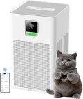 Luchtreiniger, Apple H13-filter, compatibel met Apple thuis, Alexa, Google thuis, thuis Assistant, wasbaar voorfilter, aromatherapie-functie