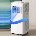 Mobiele airconditioner en Luchtontvochtiger, Draagbare airconditioner 7000 BTU met afstandsbediening, 24-uurs timer, ventilator, koel tot 300 m2