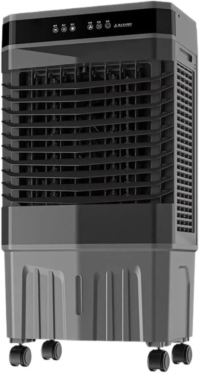 Mobiele airconditioner en Luchtkoeler met 50 l, 3 modi, 16 °C, 30 °C, waterreservoir, oscillatiefunctie en 12-uurs timer