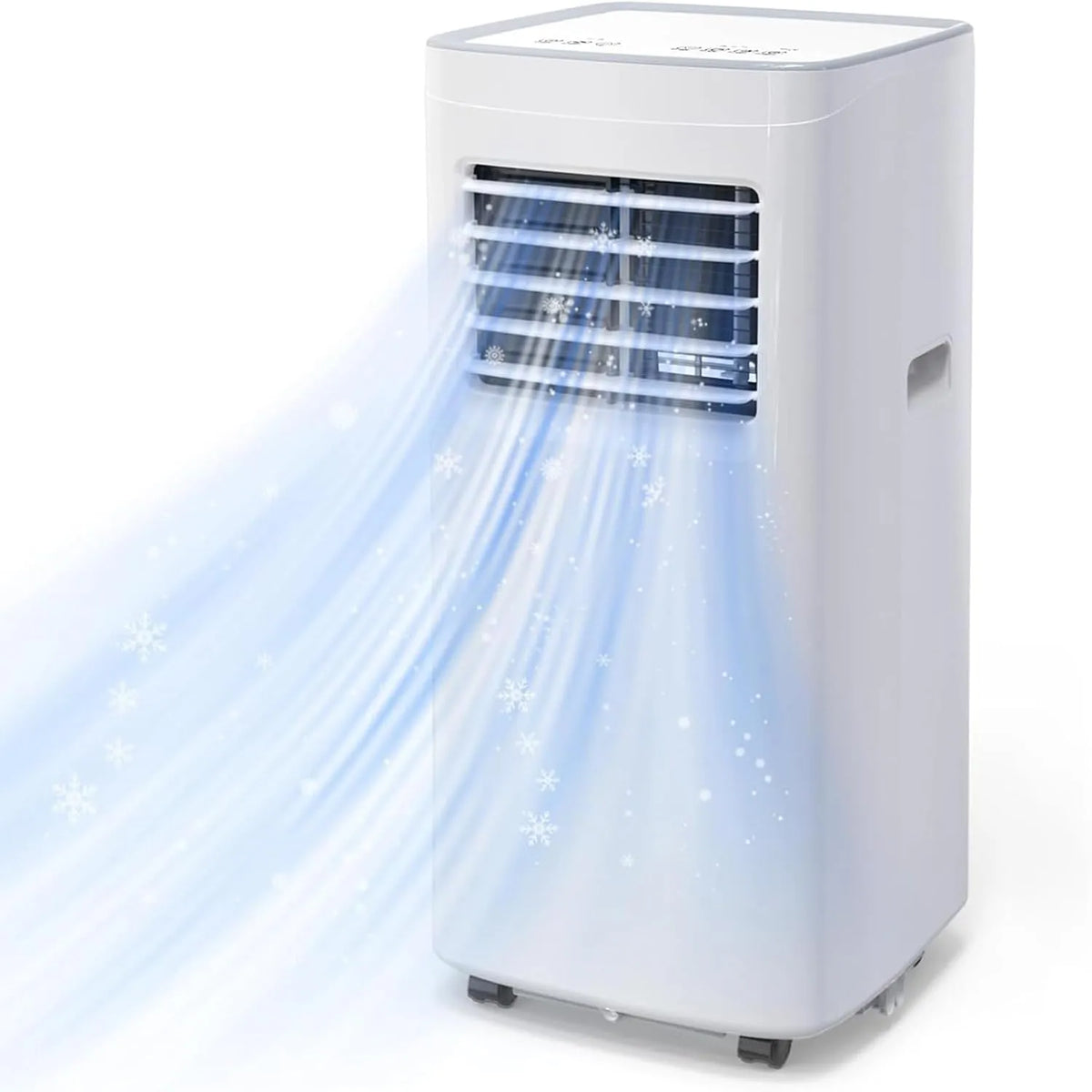 Mobiele airconditioner met 8400 BTU, 350 m2, 3-in-1, 8500 BTU, 5.100 BTU, 15 minuten, 52 dB en afstandsbediening