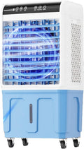 Mobiele airconditioner en Luchtkoeler, Draagbare luchtkoeler met 30 liter watertank, geluidsarm koeling 36 dB, geen slang nodig voor kamer, camping