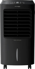 Luchtkoeler en Ventilator met TIMER, afstandsbediening, waterreservoir, oscillatiefunctie en zwart