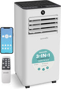 SereneLife Mobiele airconditioner en Ventilator met ontvochtigingsfunctie en 24-Uur Timer