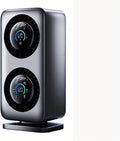 Luchtkoeler en Ventilator, dubbele ventilator, Draagbare luchtkoeler Mini Desktop-luchtkoeler voor dubbele, ventilator in de slaapkamer