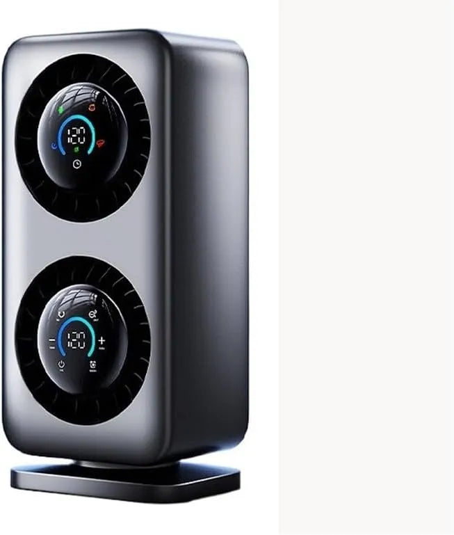Luchtkoeler en Ventilator, dubbele ventilator, Draagbare luchtkoeler Mini Desktop-luchtkoeler voor dubbele, ventilator in de slaapkamer