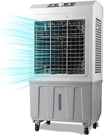 Mobiele airconditioner en Luchtkoeler met 3 snelheden, 4500 m3/H, waterreservoir, oscillatiefunctie en gerichte luchtcirculatie