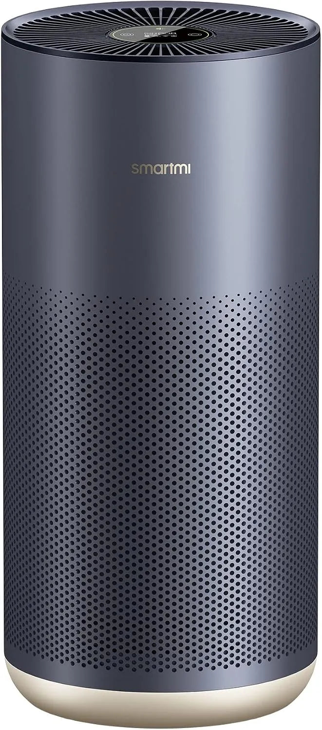 Luchtreiniger, True HEPA-filter voor stof, geluidsarm, schimmel, uv-licht met Smart Control, grote ruimtes, rook, pollen en, Smartmi