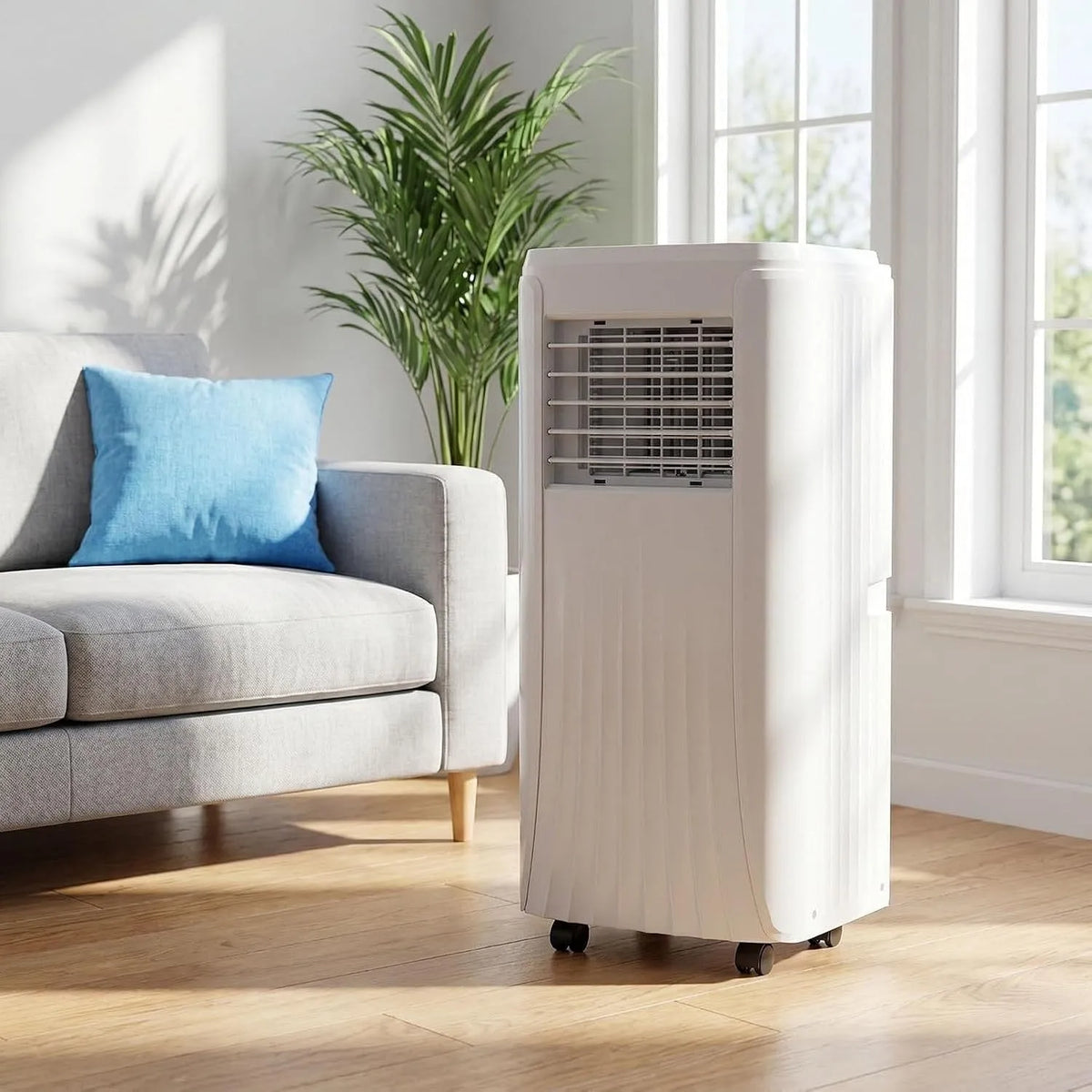 Mobiele airconditioner en Luchtkoeler, Draagbare Airco 12000 BTU, 3 Ventilatiestanden, Style 3, vrijstaand Mobiele Luchtkoeler, Digitale