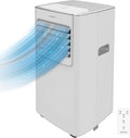 Mobiele airconditioner, 7000 BTU, 2 snelheden, soundless-technologie, 4 modi, bereik tot 15 m2, led-display