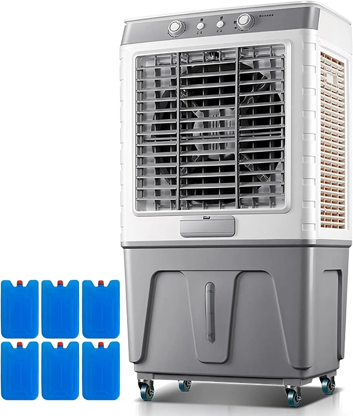 Luchtkoeler en Ventilator x40x109cm met 62 x 40 x 109cm, 3 Snelheden, 3-in-1 en waterreservoir