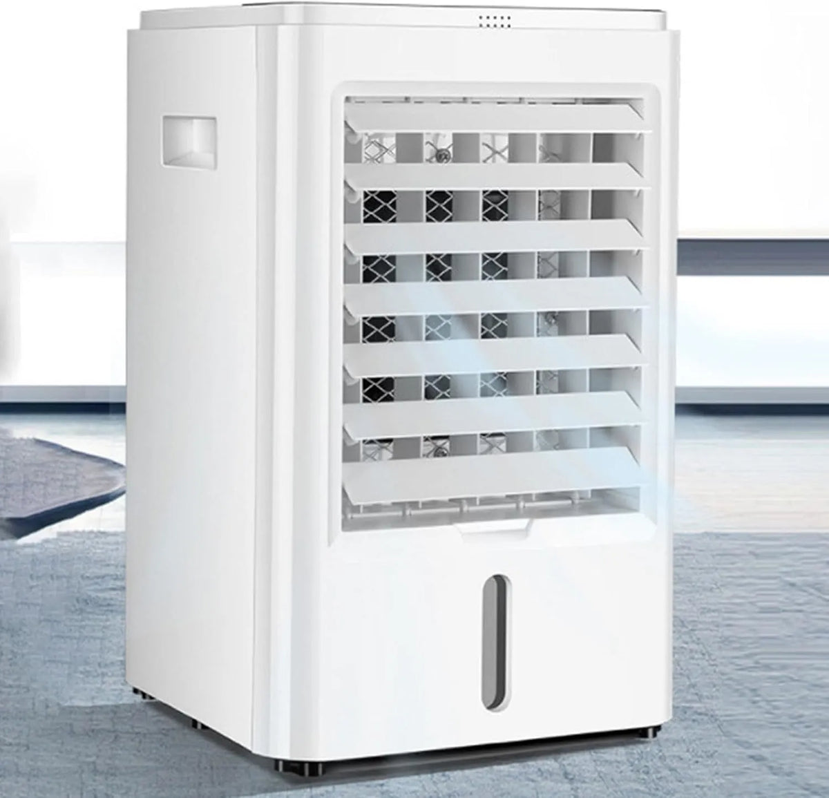 Luchtkoeler, kamperen,24V, verdampingsluchtkoelers, geluidsarm desktopluchtkoelerventilator voor thuis, kantoor, slaapzaal, 4L