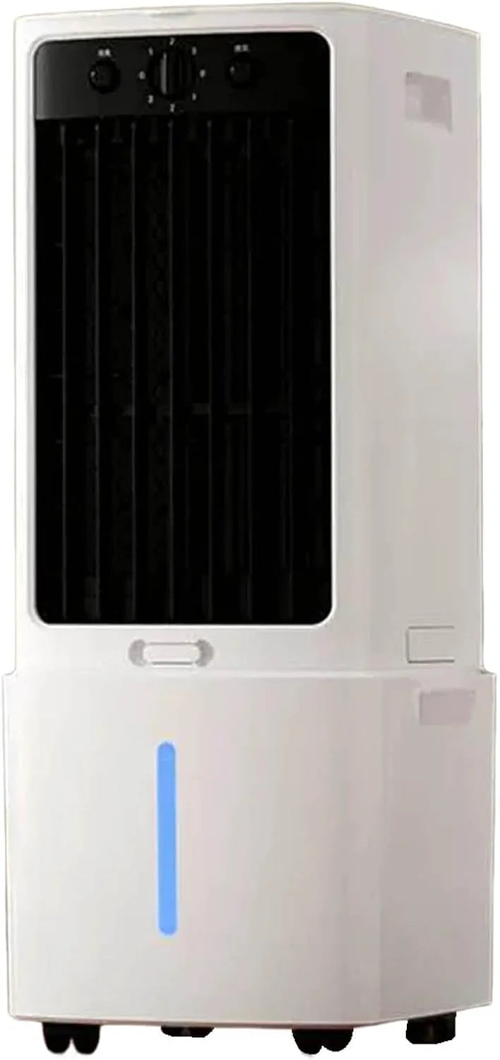 Mobiele airconditioner en Ventilator, met 15-uurs timer en intelligente automatische uitschakeling, 9 liter watertank, Draagbare airconditioning