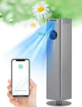 Aromadiffuser met 1500 ml, timer, 200-300m2, Bluetooth, wifi, app-bediening en geluidsarme werking