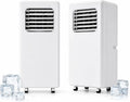 Mobiele airconditioner en Ventilator met 5100 BTU, 3-in-1, 16°C, 31°C, 12000 BTU, 51 m2, 15 minuten en 52 dB