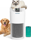 Luchtreiniger H13-filter met 78 m2, 345 m3/h, HEPA H13, 42 m2, 30dB, 2,4G, 5G en WiFi