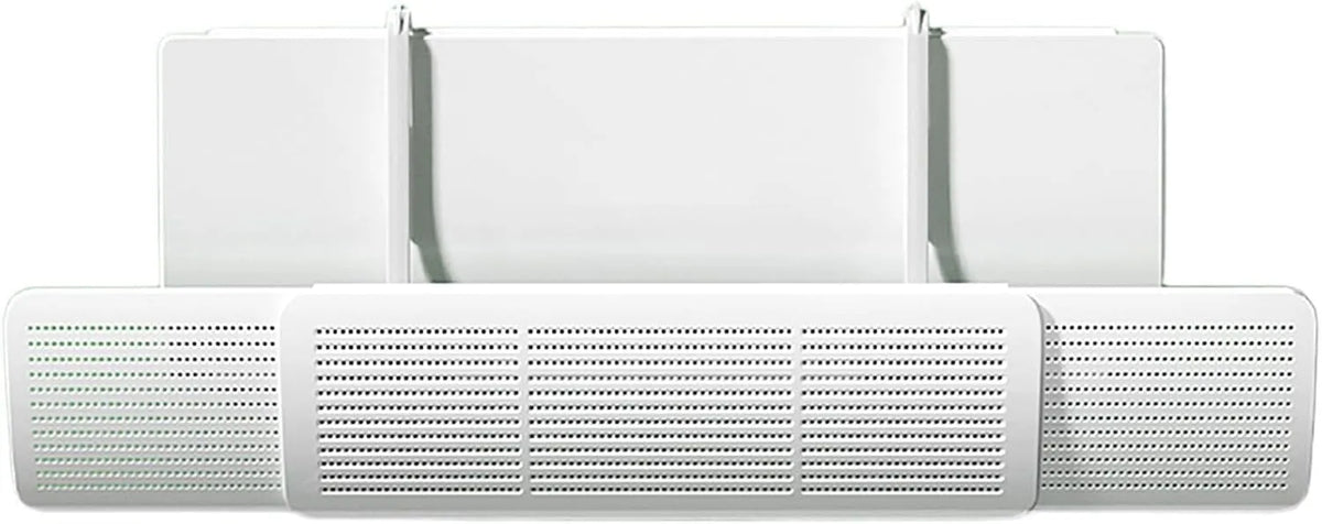 Mobiele airconditioner met 84 x 18 cm en 91 x 18 cm, eenvoudig te installeren luchtstroomgelijkrichter