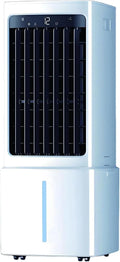 Luchtkoeler, 3 snelheden, 90° zwenking, ruimtebesparende koelventilator, 60 W energiezuinig, 35dB geluidsarm, airconditioning voor thuis