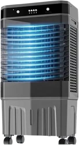 Mobiele airconditioner, 60 cm, Koeler Verdampingsluchtkoeler, watertank Draagbare airconditioner, 3 snelheden 12H timer Koelventilator
