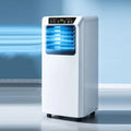Mobiele airconditioner, 120° oscillerend, Draagbare airconditioner, geluidsarm smart airconditioner met koeling, ontvochtiging, slaapmodus