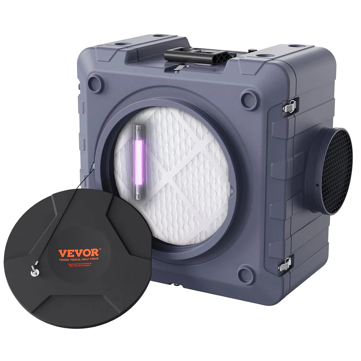 Luchtreiniger MERV10 met HEPA H13, 39,4 cm, 21,6 cm, timer en HEPA-filter