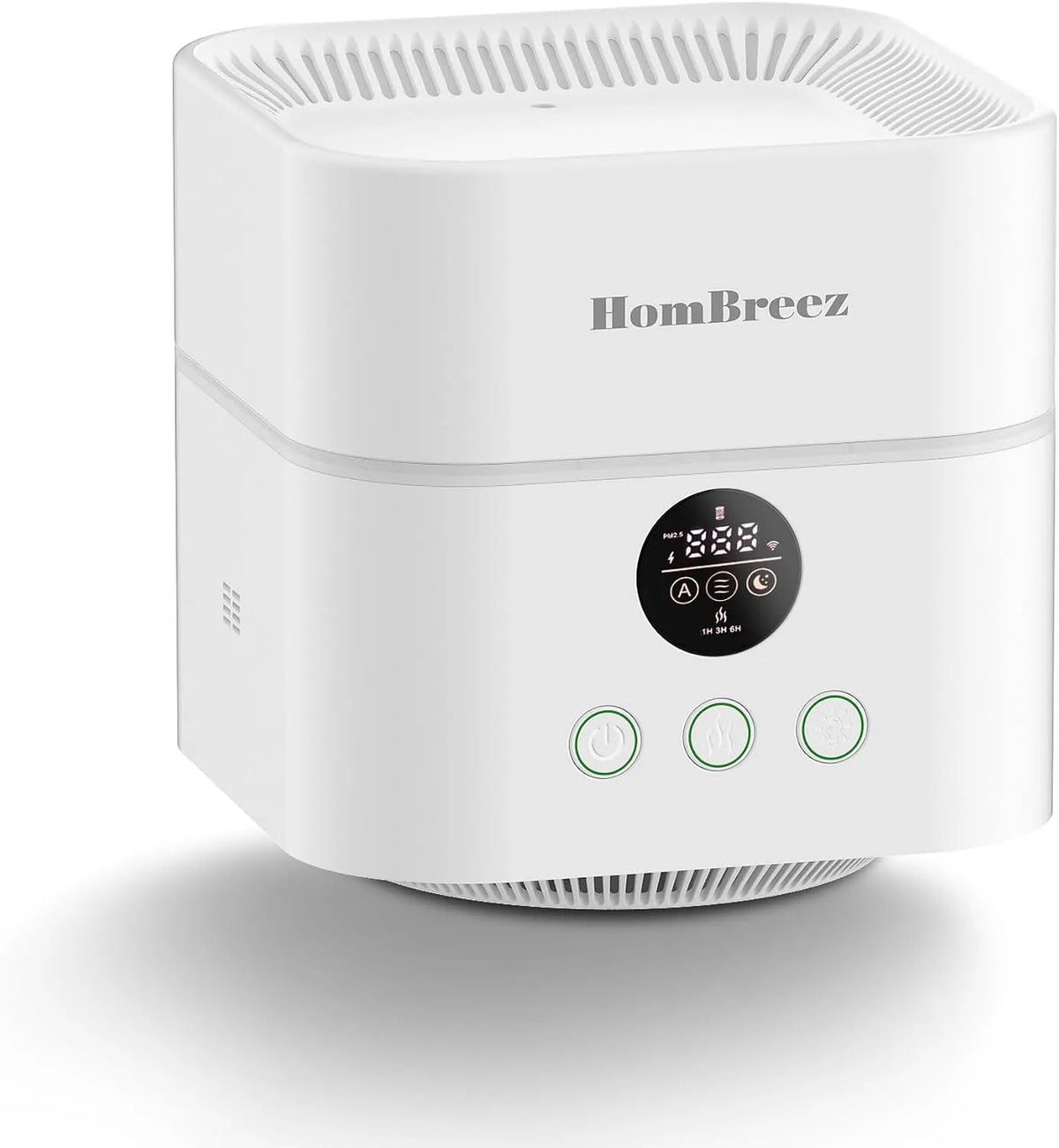 Luchtreiniger met 400 ml, 200 m2, 24 uur, 3-in-1, HEPA-filter en waterreservoir