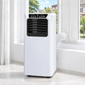 Mobiele airconditioner met 9000 BTU, 20 m2, 10 minuten, 18°C, 50 dB, afstandsbediening en ontvochtigingsfunctie